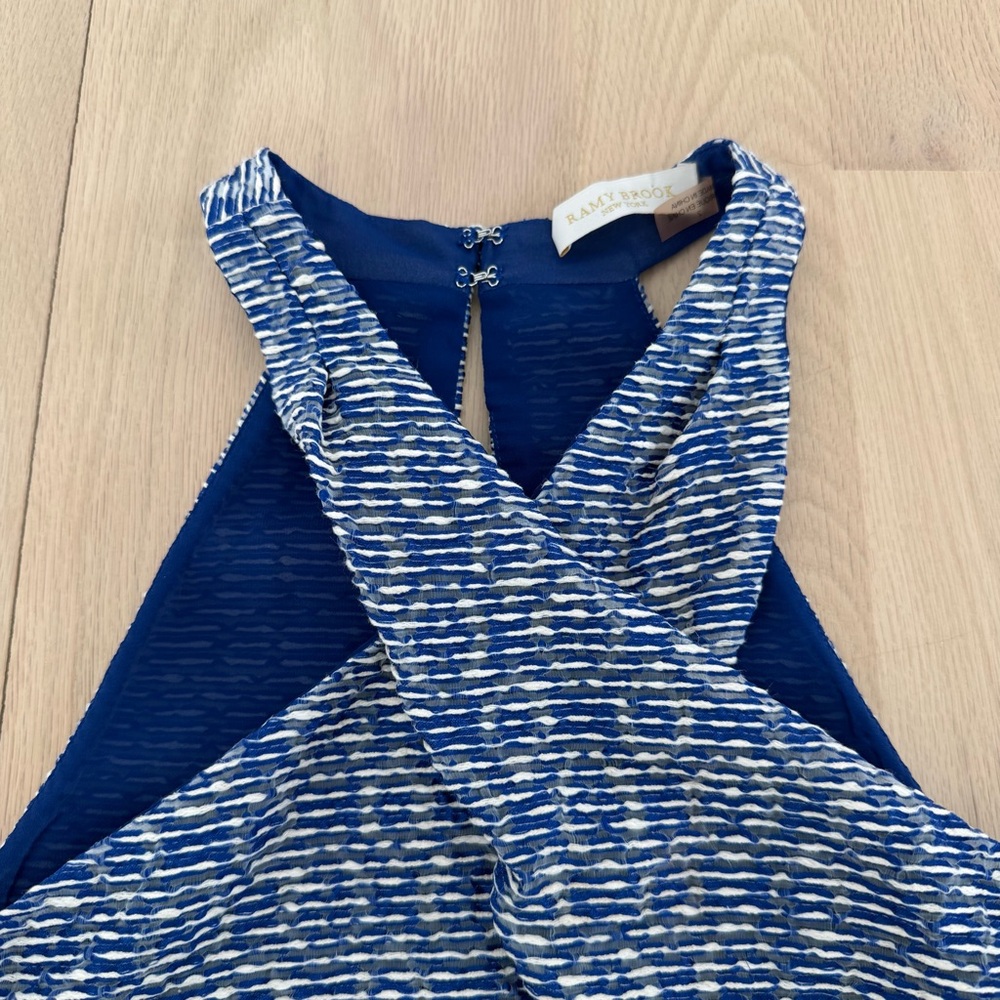 Ramy Brook Leighton Blue Top Women’s size 2 - Picture 2 of 14